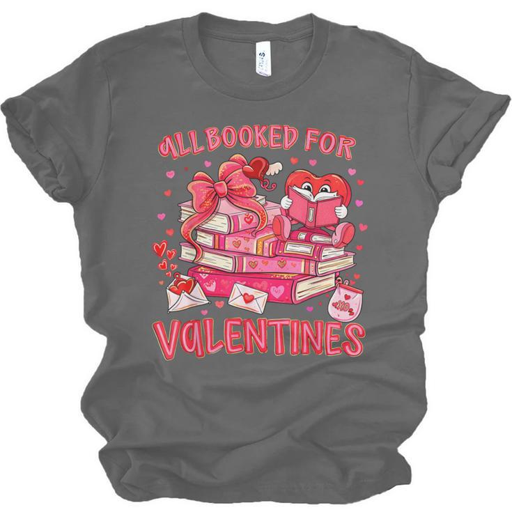 HUGvyn All Booked For Valentines Teacher Book Reading Heart Unisex Jersey T-Shirt HUGvyn All Booked For Valentines Teacher Book Reading Heart Unisex Jersey T-Shirt