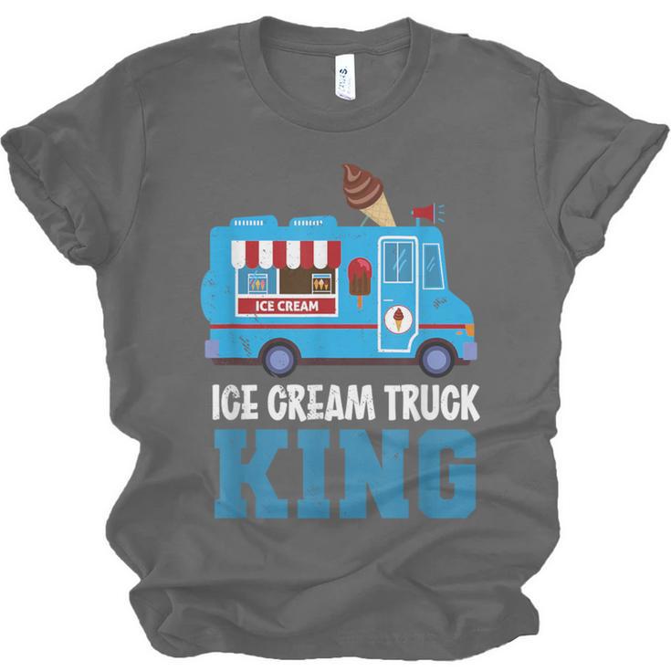 Ice Cream Truck King Nostalgia Summer Ice Cream Truck Driver Unisex Jersey T-Shirt Ice Cream Truck King Nostalgia Summer Ice Cream Truck Driver Unisex Jersey T-Shirt