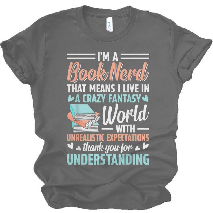 I'm a Book Nerd Bookworm Unisex Jersey T-Shirt