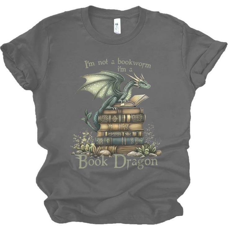 I'm Not A Bookworm I'm A Book Dragon Unisex Jersey T-Shirt I'm Not A Bookworm I'm A Book Dragon Unisex Jersey T-Shirt