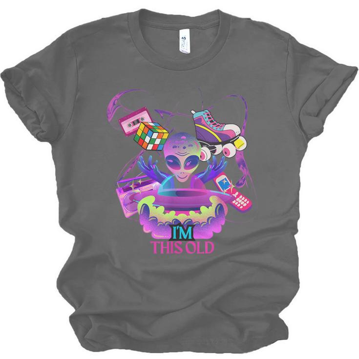 I’m This Old Retro 80s Nostalgia Alien Unisex Jersey T-Shirt I’m This Old Retro 80s Nostalgia Alien Unisex Jersey T-Shirt