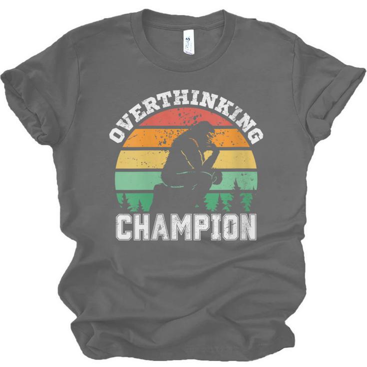 INTJ Introverts Shy Introvert Overthinking Champion Unisex Jersey T-Shirt INTJ Introverts Shy Introvert Overthinking Champion Unisex Jersey T-Shirt