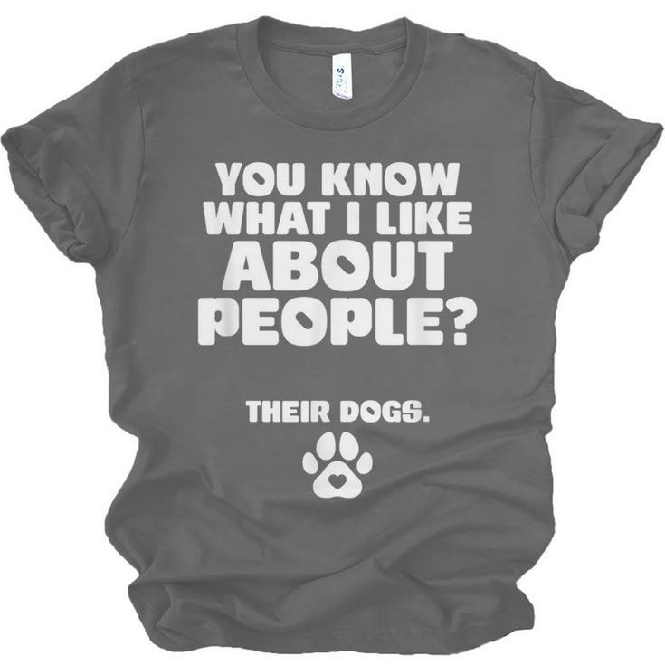 Introvert Animal Dog Owner Unisex Jersey T-Shirt