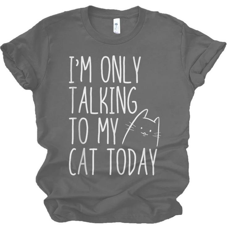 Introvert Cat Lover Kitten Kitty Cat Mom Cat Dad Pet Lover Unisex Jersey T-Shirt Introvert Cat Lover Kitten Kitty Cat Mom Cat Dad Pet Lover Unisex Jersey T-Shirt