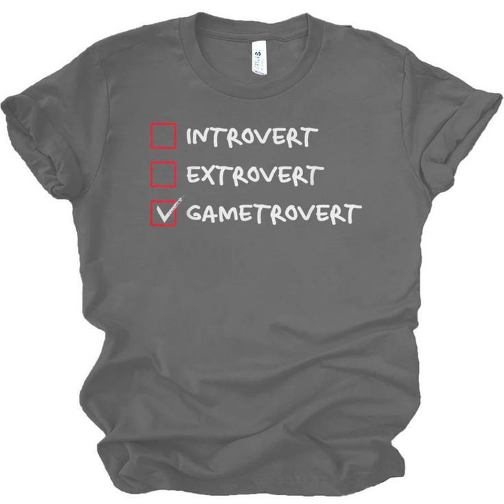 Introvert Gamer Gametrovert Video Game Lover 2025 Unisex Jersey T-Shirt Introvert Gamer Gametrovert Video Game Lover 2025 Unisex Jersey T-Shirt