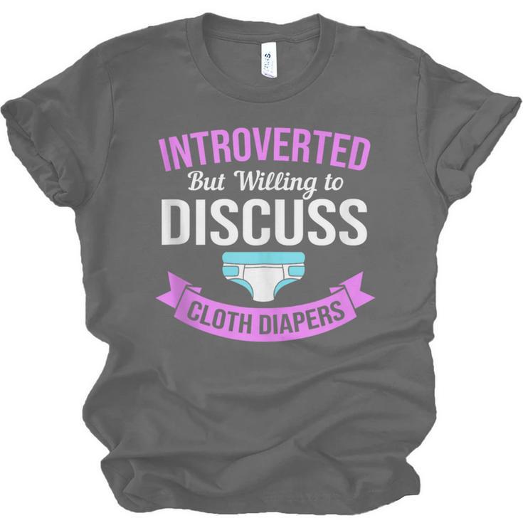Introvert Hippie Mom Cloth Diapers Crunchy Mama Unisex Jersey T-Shirt Introvert Hippie Mom Cloth Diapers Crunchy Mama Unisex Jersey T-Shirt