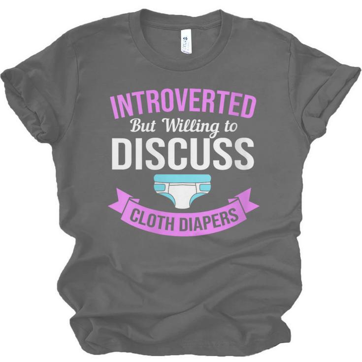 Introvert Hippie Mom Cloth Diapers Crunchy Mama Unisex Jersey T-Shirt Introvert Hippie Mom Cloth Diapers Crunchy Mama Unisex Jersey T-Shirt