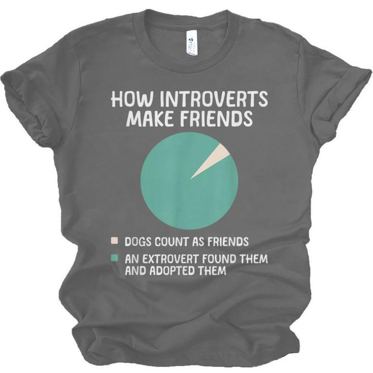 Introvert Introverted Person Awkward Introverts Dog Lover Unisex Jersey T-Shirt