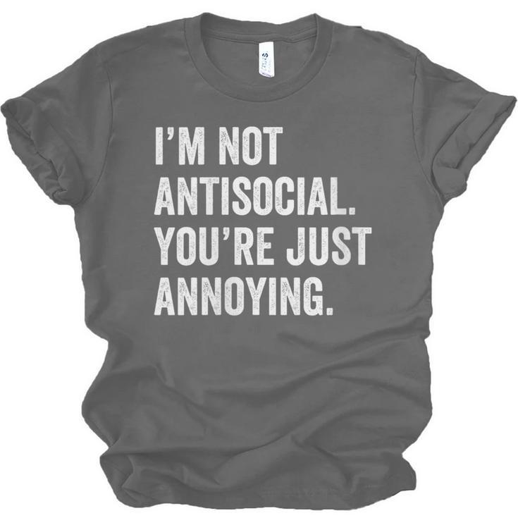Introvert Quote Snarky Unisex Jersey T-Shirt