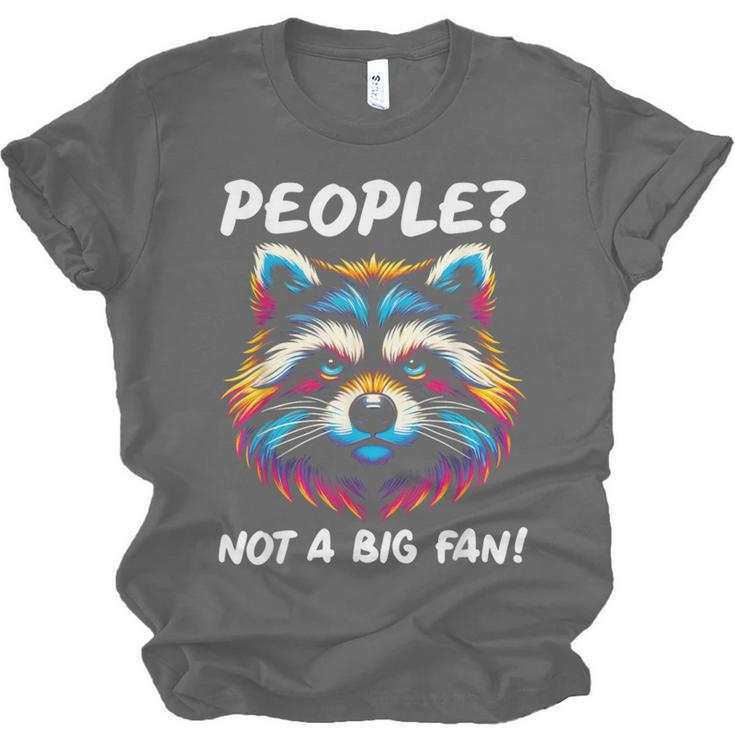 Introvert Raccoon Sarcasm Anti Social Unisex Jersey T-Shirt Introvert Raccoon Sarcasm Anti Social Unisex Jersey T-Shirt