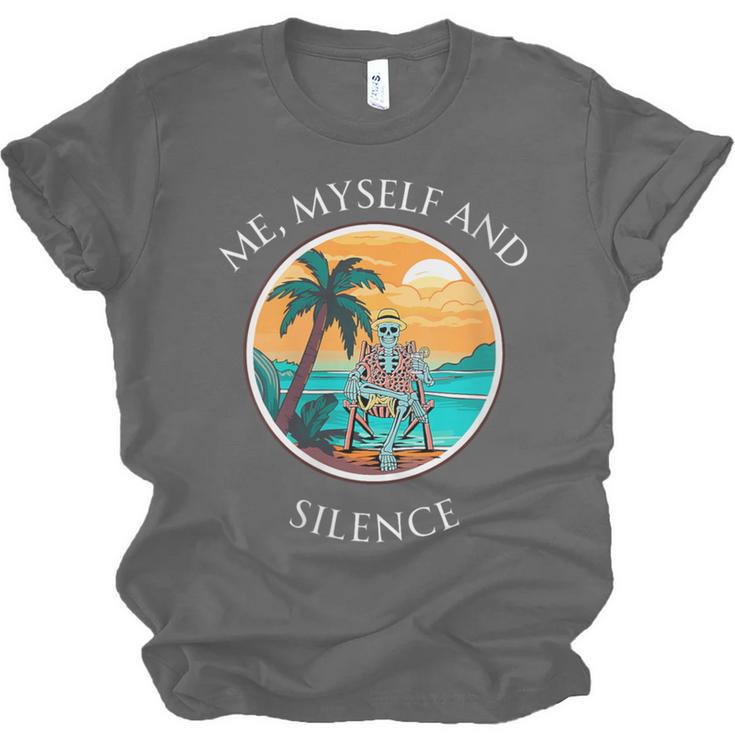 Introvert Relaxation Me Myself And Silence Summer Vacation Unisex Jersey T-Shirt Introvert Relaxation Me Myself And Silence Summer Vacation Unisex Jersey T-Shirt