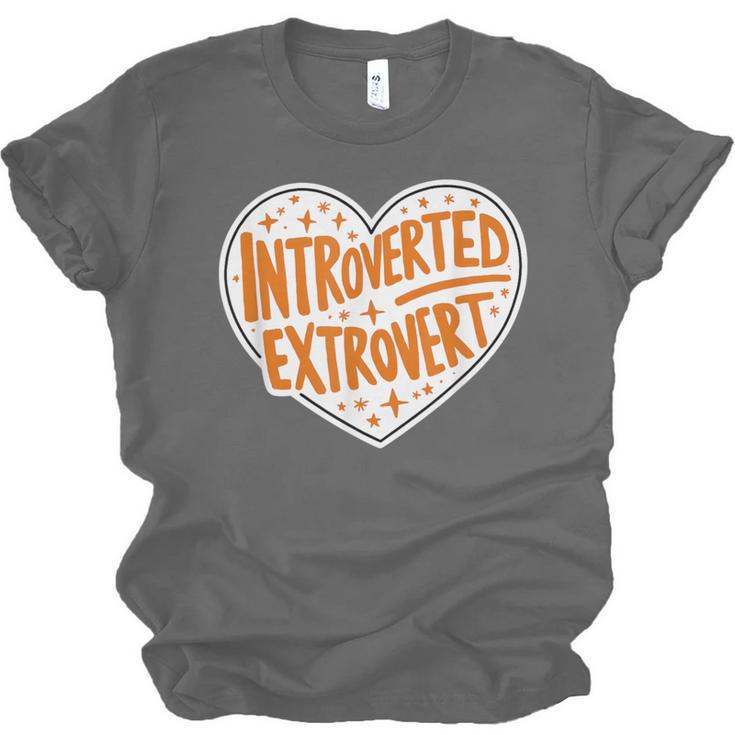 Introverted Extrovert People Hater Calm Peace Lover Unisex Jersey T-Shirt Introverted Extrovert People Hater Calm Peace Lover Unisex Jersey T-Shirt