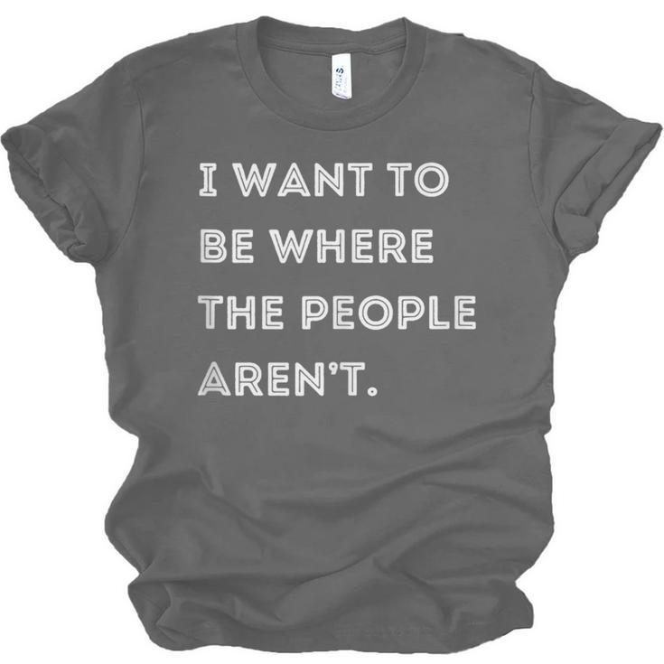 Introverted Non Social Independent Women Men Unisex Jersey T-Shirt