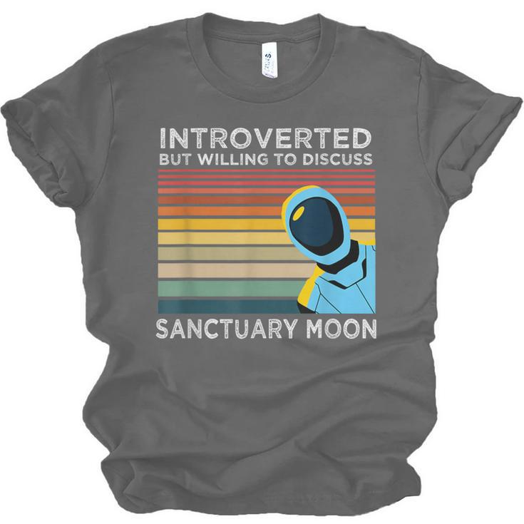 Introverted But Willing To Discuss Sanctuary Moon Unisex Jersey T-Shirt