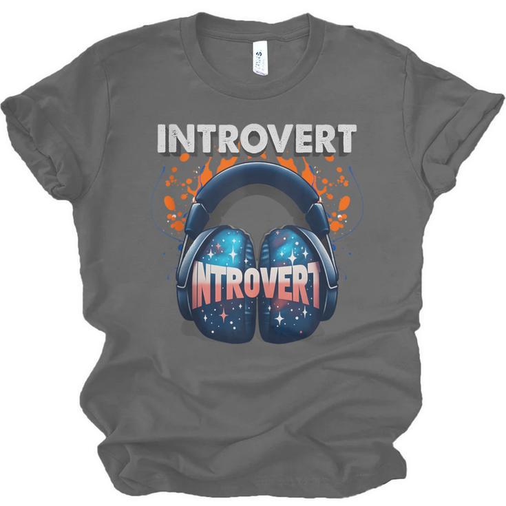 Introvert's Best Friend Noise-Canceling Headphones Unisex Jersey T-Shirt