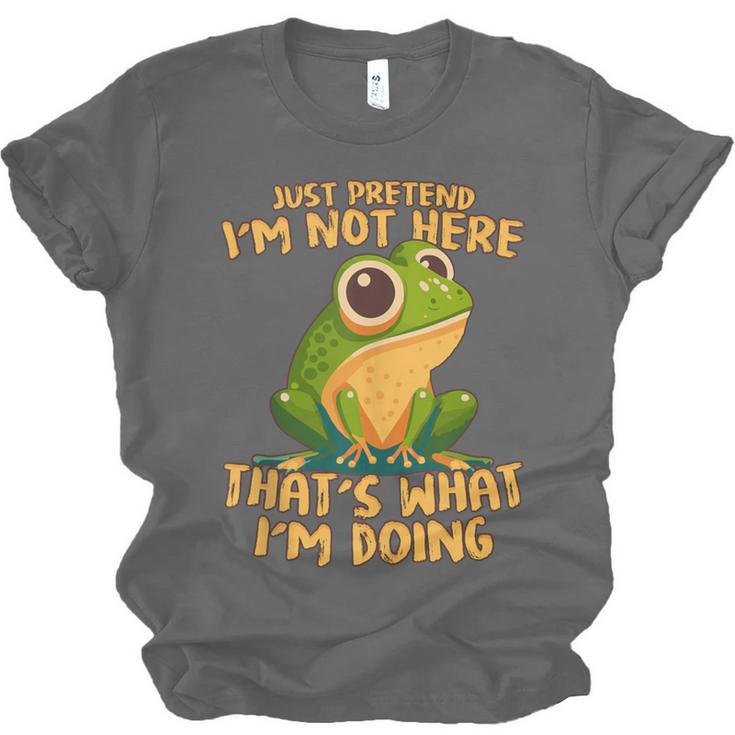 Introverts Thats What Im Doing Just Pretends Unisex Jersey T-Shirt