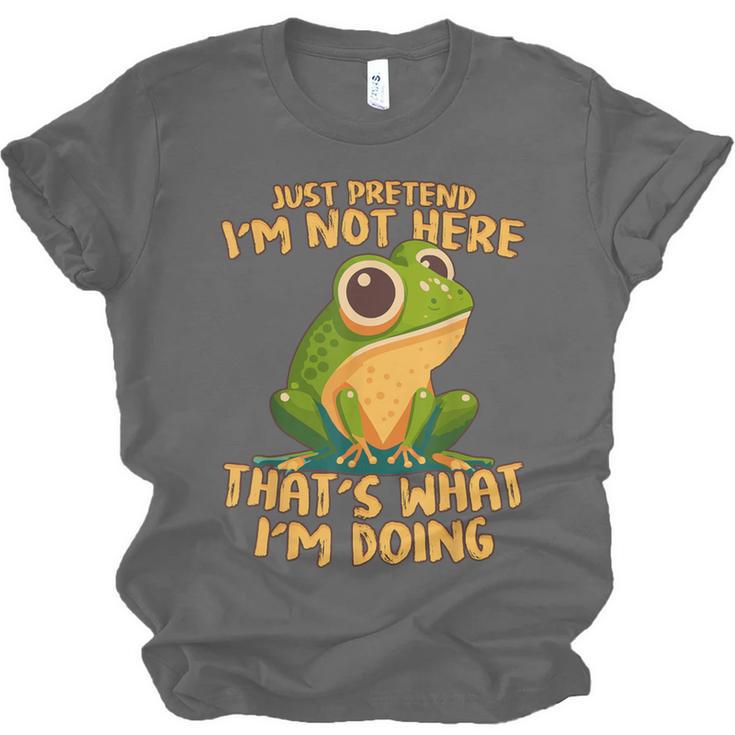 Introverts Thats What Im Doing Just Pretends Unisex Jersey T-Shirt