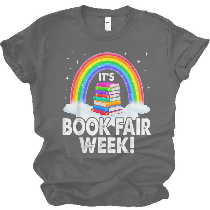 It's Book Fair Week Librarian Library Literacy Reading Unisex Jersey T-Shirt