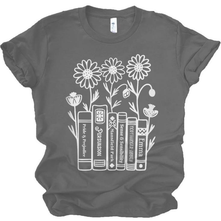 Jane Austen Books Unisex Jersey T-Shirt