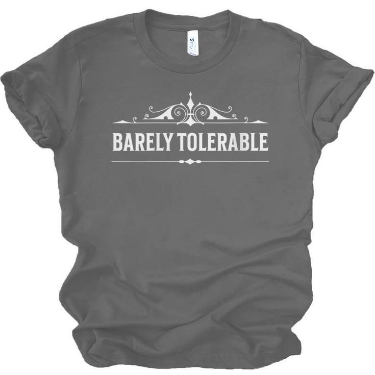 Jane Austens Hardly Bearable Book Quote Unisex Jersey T-Shirt
