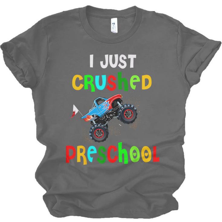 I Just Crushed Preschool Monster Graduation Unisex Jersey T-Shirt