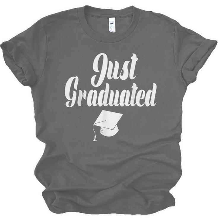 Just Graduated With A Graduation Cap Unisex Jersey T-Shirt