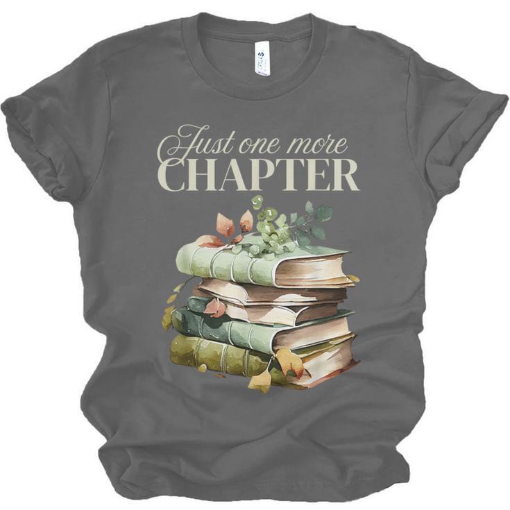 Just One More Chapter Book Lover Unisex Jersey T-Shirt Just One More Chapter Book Lover Unisex Jersey T-Shirt