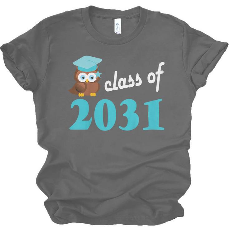Kids Class Of 2031 Graduation Year T-Shirt Back To School Unisex Jersey T-Shirt