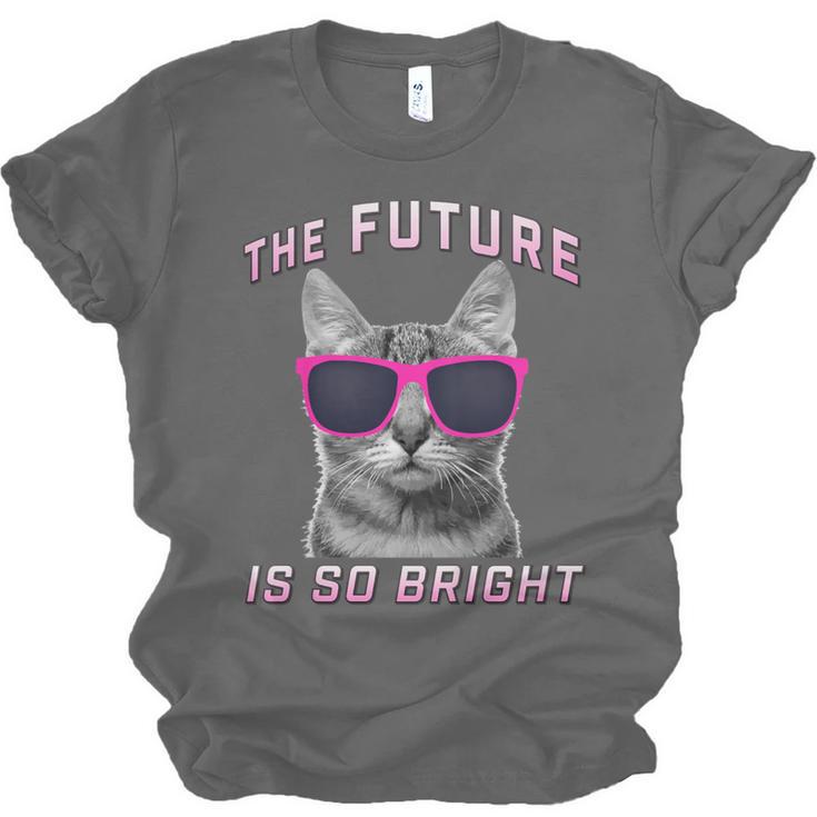 Kids Cool Future Is Bright Kids Graduation Or Birthday Unisex Jersey T-Shirt
