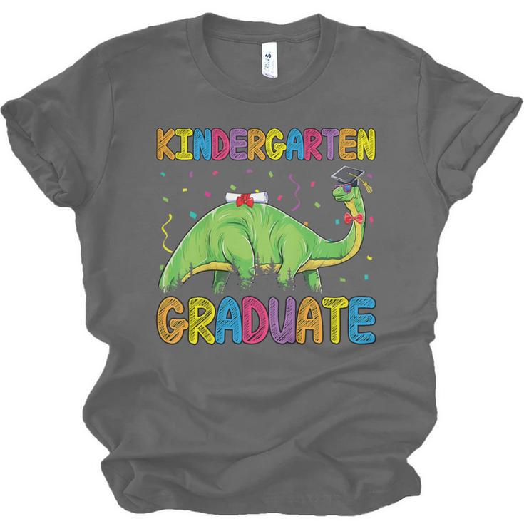 Kids Kindergarten Graduate Dinosaur Kindergarten Graduation Unisex Jersey T-Shirt