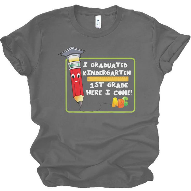 Kids Kindergarten Graduation Students Going To 1st Grade Unisex Jersey T-Shirt