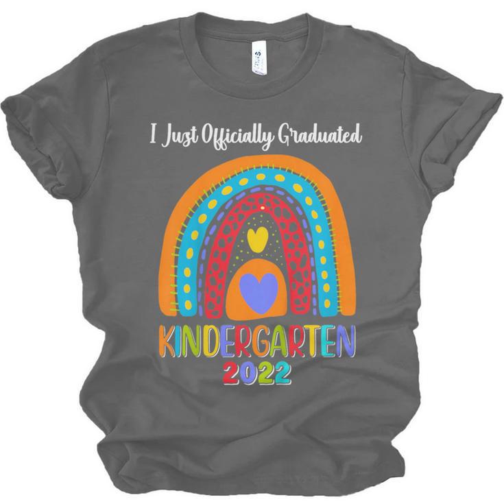 Kids I Officially Graduated Kindergarten Graduation Class Of 2022 Unisex Jersey T-Shirt
