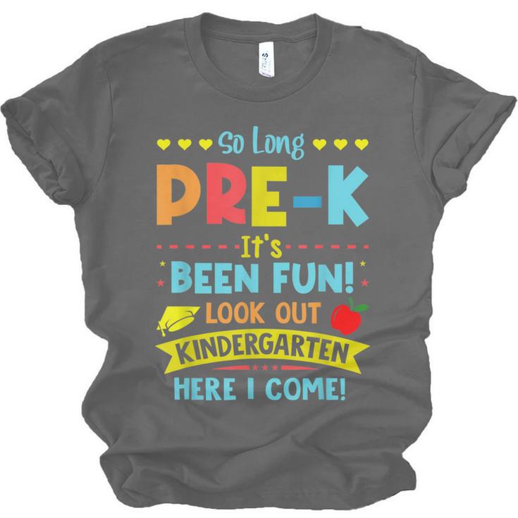 Kids So Long PRE-K It's Been Fun Graduation Unisex Jersey T-Shirt
