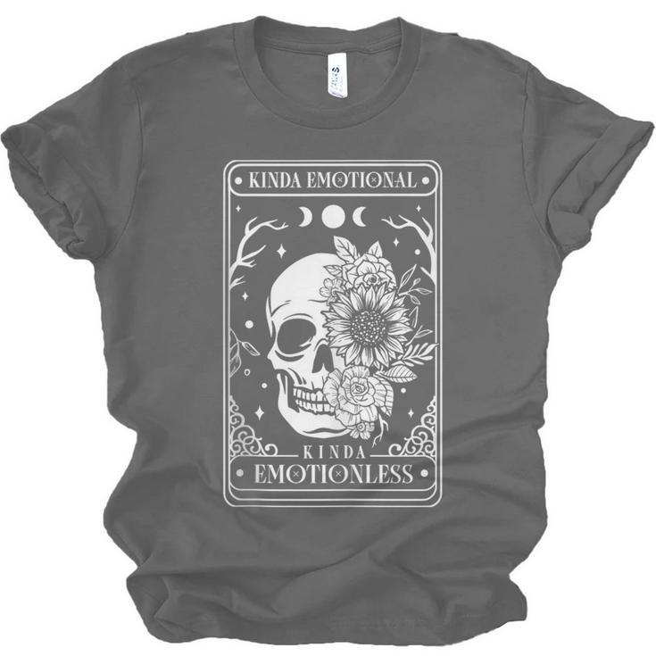 Kinda Emotional Kinda Emotionless Tarot Card Introvert Unisex Jersey T-Shirt