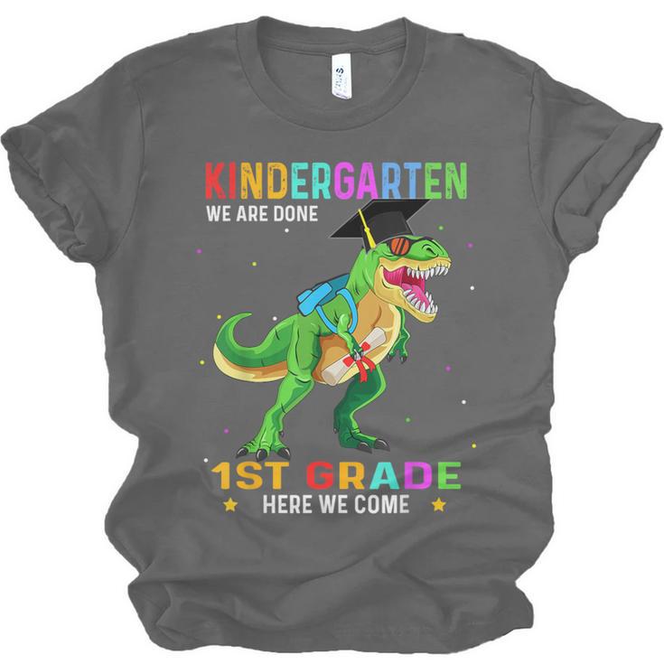 Kindergarten Graduation 1st Here We Come Class 2023 Dinosaur Unisex Jersey T-Shirt