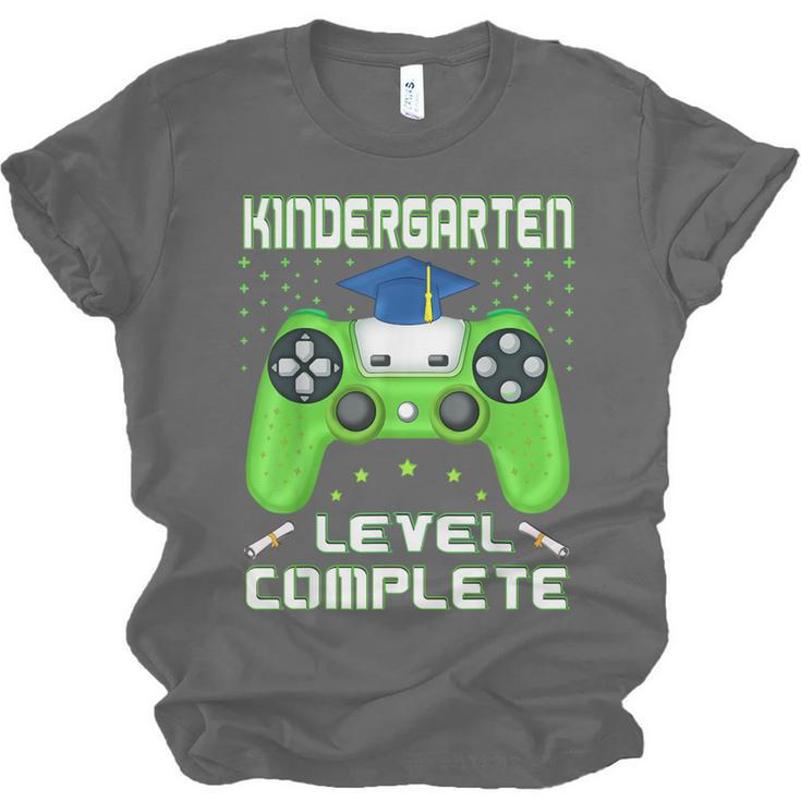 Kindergarten Graduation Level Complete Gamer Class 2024 Kids Unisex Jersey T-Shirt