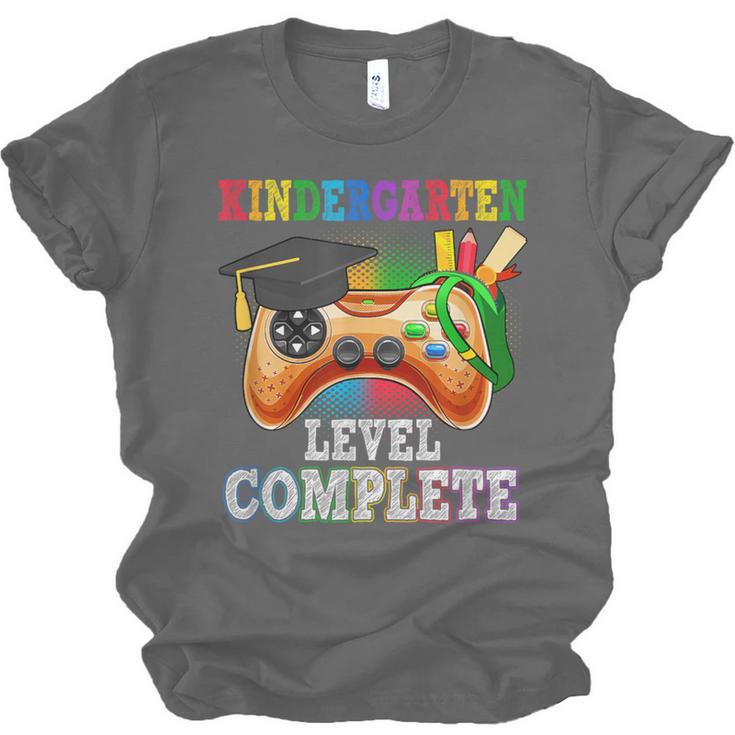 Kindergarten Level Complete Last Day Of School Graduation Unisex Jersey T-Shirt