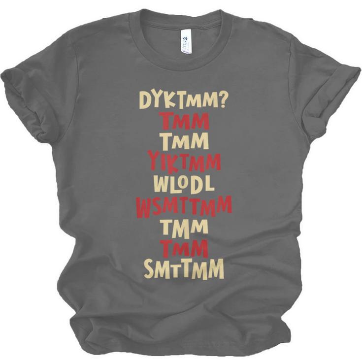 Do You Know The Muffin Man DYKTMM Nostalgia Quote Unisex Jersey T-Shirt
