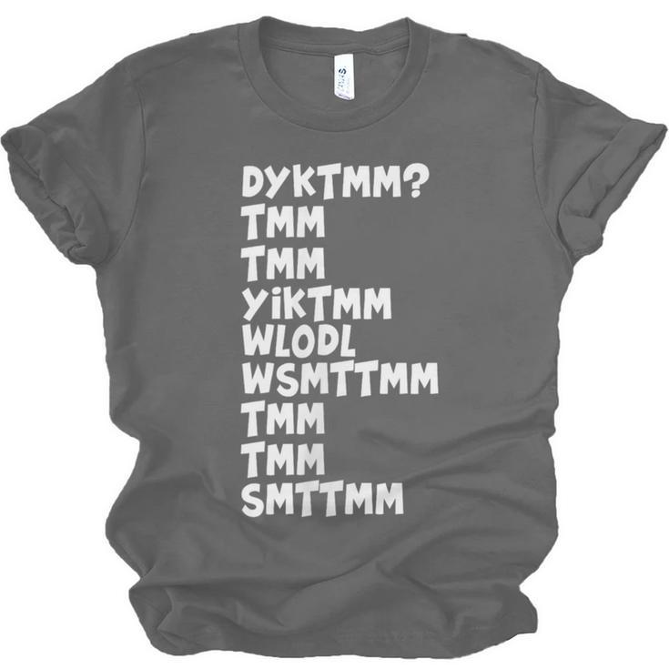 Do You Know The Muffin Man DYKTMM Nostalgia Quote Unisex Jersey T-Shirt