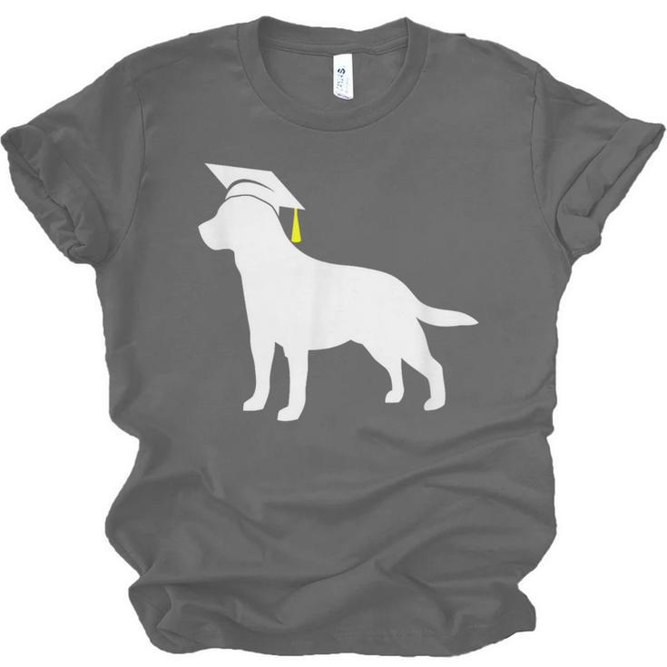 Labrador Retriever Graduation Dog Graduate For Men Women Kids Unisex Jersey T-Shirt