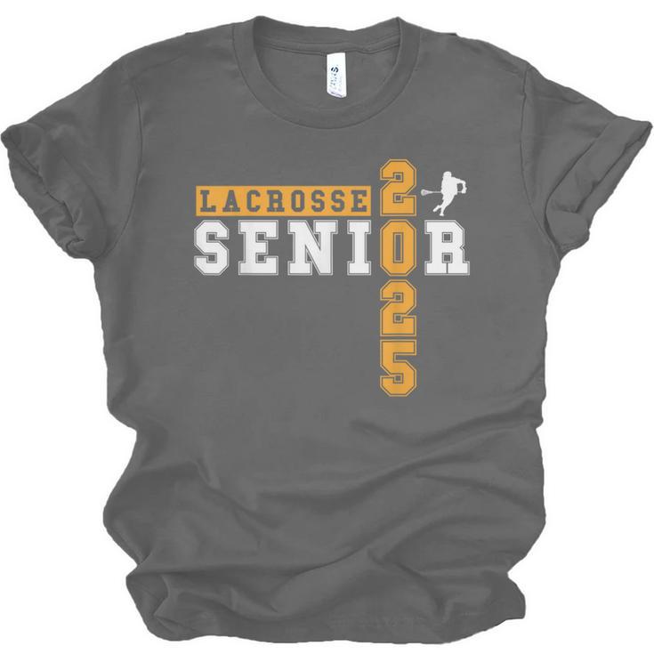 Lacrosse Senior Night Lacrosse Senior 2025 Graduation 8 Unisex Jersey T-Shirt