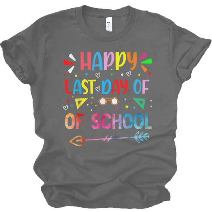 Last Day Of School Tie Dye School Graduation Summer Teacher Unisex Jersey T-Shirt