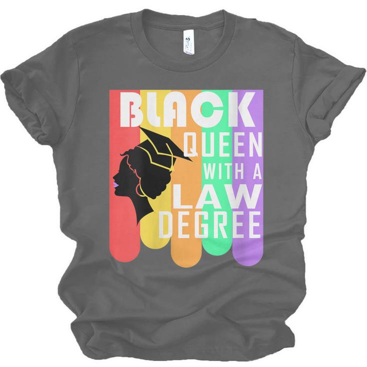 Law School Graduation Queen New Lawyer Attorney Grad Unisex Jersey T-Shirt