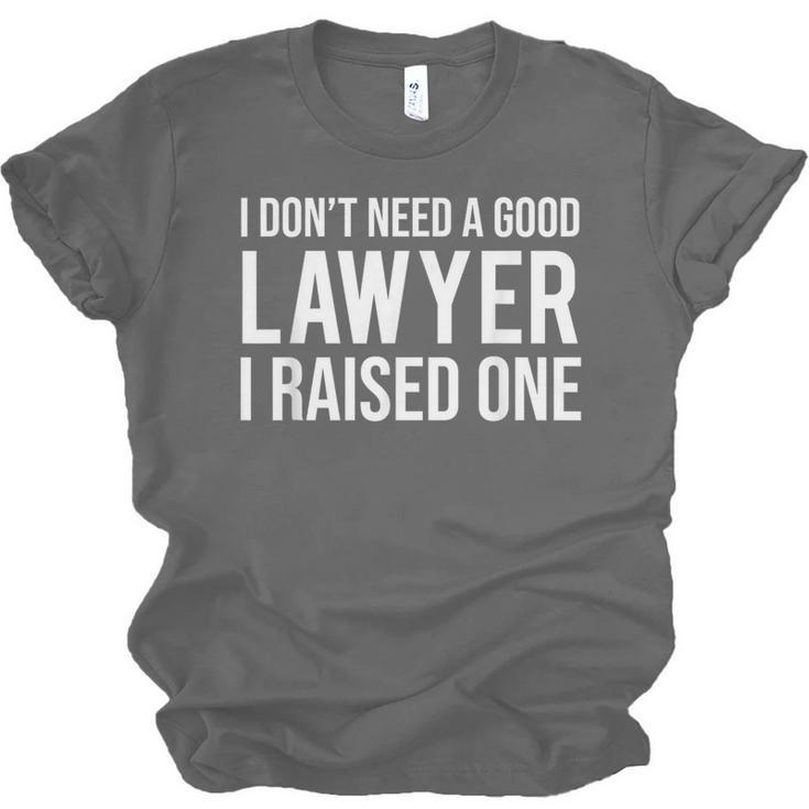 Lawyer Parents Father Mother T-Shirt Law School Graduation Unisex Jersey T-Shirt