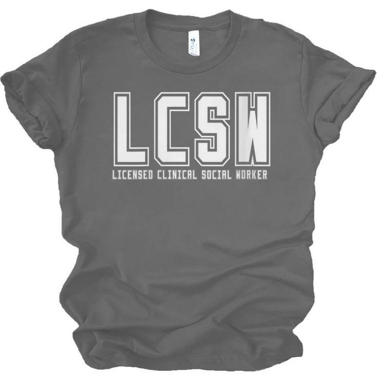 LCSW Licensed Clinical Social Worker Graduation Unisex Jersey T-Shirt