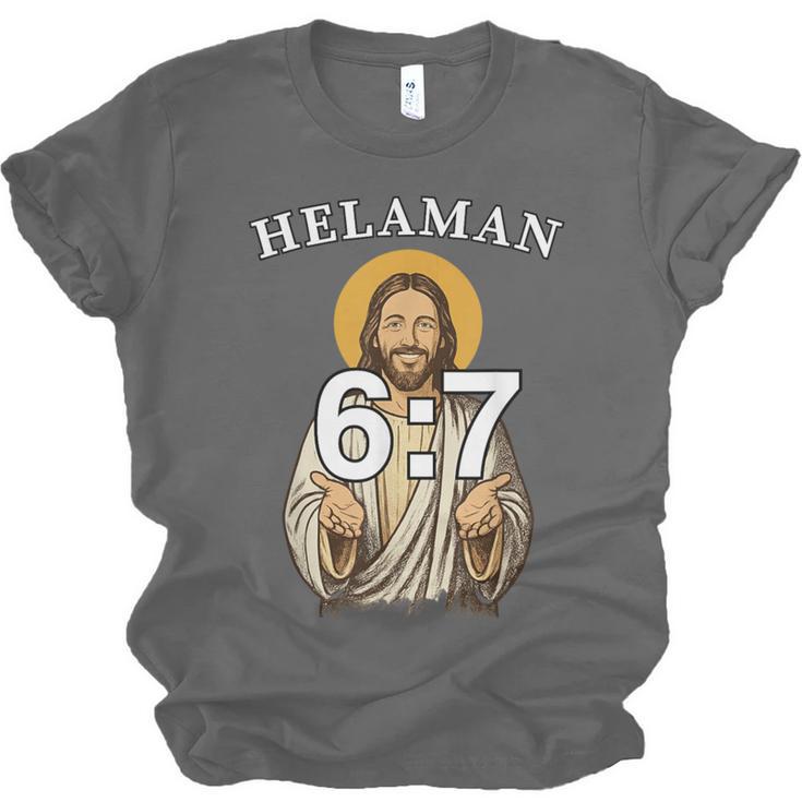 LDS Book Of Mormon Meme Helaman 6 Unisex Jersey T-Shirt LDS Book Of Mormon Meme Helaman 6 Unisex Jersey T-Shirt