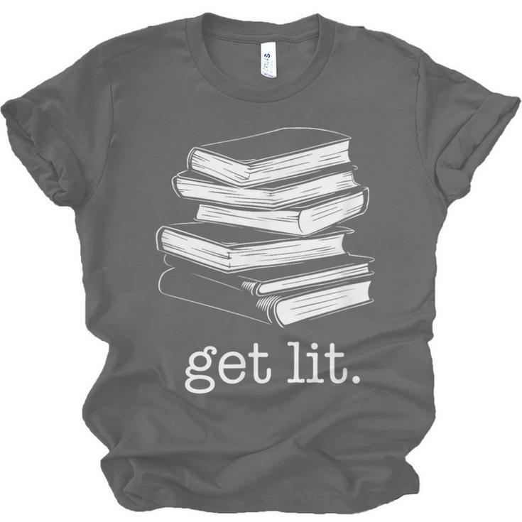 Let's Get Lit Books Unisex Jersey T-Shirt