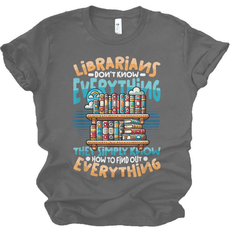 Librarian Book Lover Library Librarian Unisex Jersey T-Shirt