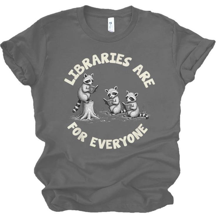 Libraries Are For Everyone Read Banned Book Librarian Reader Unisex Jersey T-Shirt Libraries Are For Everyone Read Banned Book Librarian Reader Unisex Jersey T-Shirt