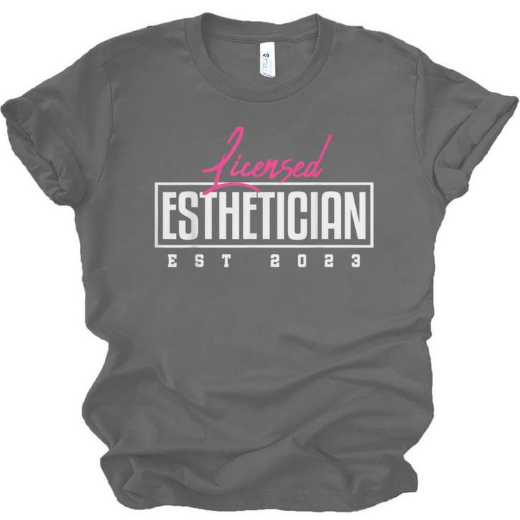 Licensed Esthetician 2023 Graduation Unisex Jersey T-Shirt